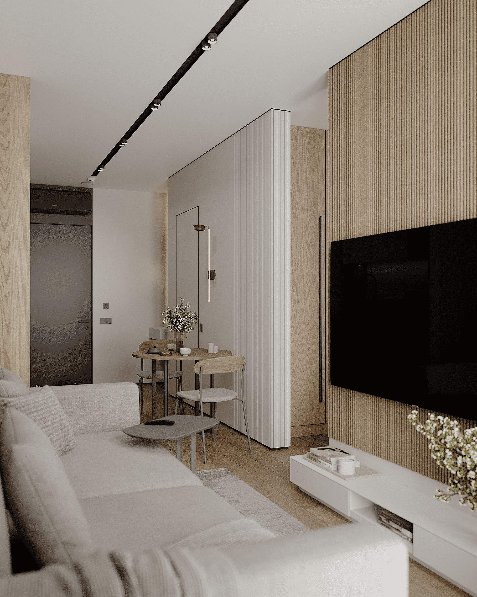 Планировка 2-комнатной 41.9 м²